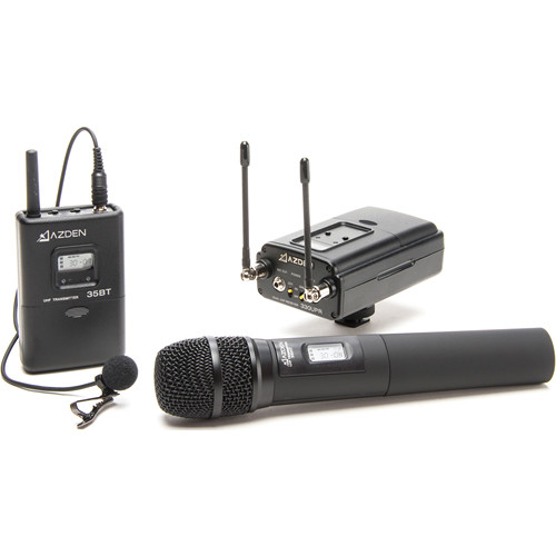 میکروفون-بی-سیم-دستی--هاشف-ازدن-Azden-330LH-UHF-Dual-Channel-Wireless-System